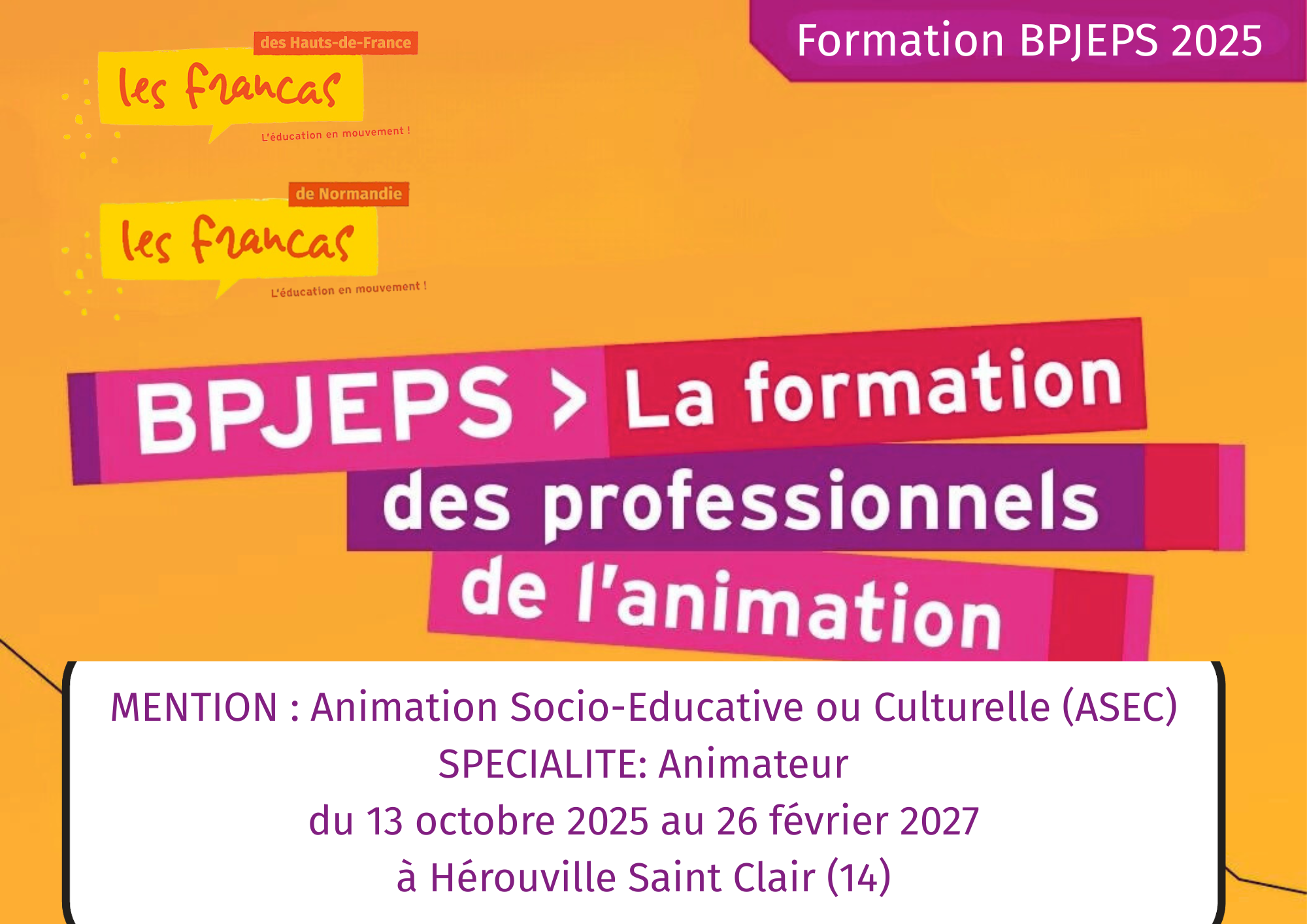 BPJEPS ASEC